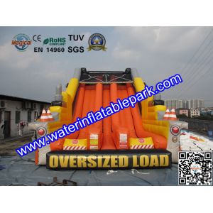 Customized Car Shape Inflatable Slide for Advertising