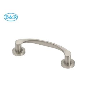 Nickel Brushed Aluminum Alloy Handles B011 Metal Door Accessories