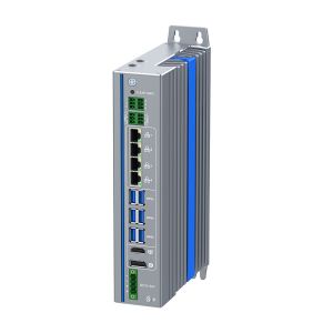 Powerful Mini Pc 24v Fanless 12th Gen Core Mini Comput Linux With 6 USB3.0 4 LAN