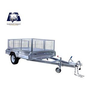 Quality Hot Dip Galvanised Tilt Box Trailers 750kg ATM Single Axle Tilt Trailer 8x5 for sale