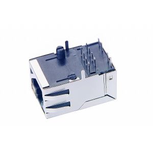 1X1 IEEE 802.3 Magnetic RJ45 Jack Tab Up With G/G LEDs 08B0-1GX1-06-F