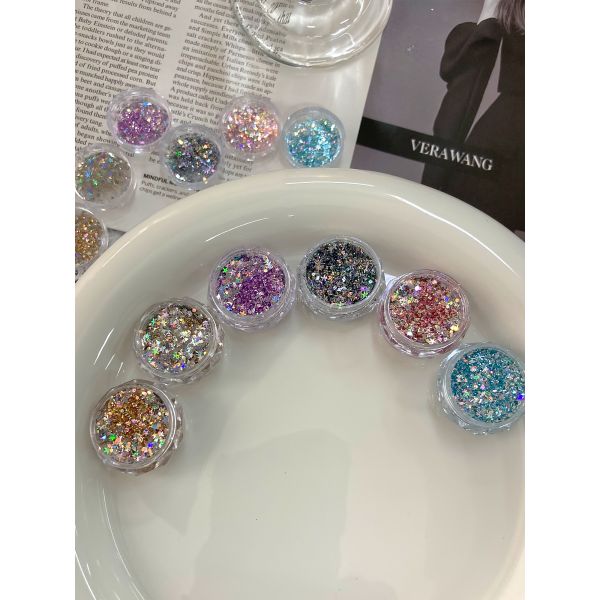 Add Some Sparkle to Your Nails with Aurora Nail Sequins Finger Nail Art Must-Have