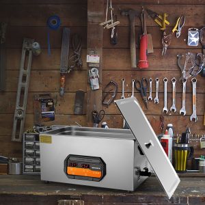 22L Industrial Ultrasonic Cleaning Machine 480W Stainless Steel