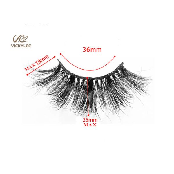 Fan Shaped Plastic Cotton Stalk 18MM 7D Volume Lashes