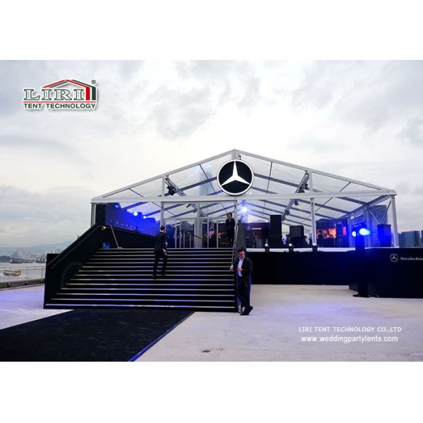 Buy 5000 sqm Glass Wall Aluminum Frame Second Hand Marquee Canopy Tent  Waterproof PVC at wholesale prices