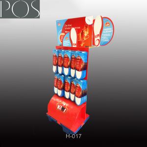 six tiers floor display stand for textiles