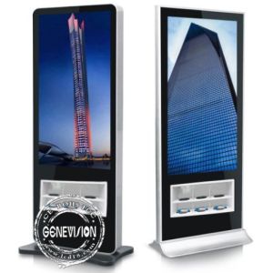 Exclusive Design Kiosk Digital Signage 55 Inch Floor Standing 500cd/m2