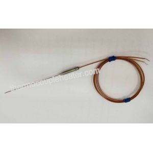 1.0MM Type K J Hot Runner Thermocouple RTD With Kapton Cable And Metal
