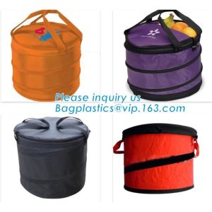High quality Insulated Commercial Food Delivery Bag with Side Pockets Thick