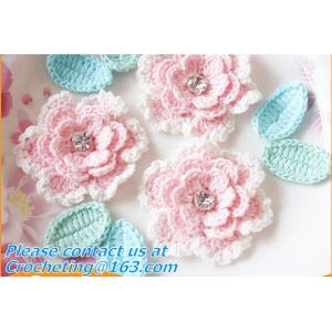 crochet flower necklace, crochet collar necklace, necklace, Crochet Flower