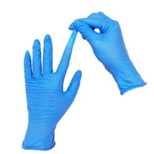GB2626 14.6cm*11.5cm Blue Disposable Medical Nitrile Gloves