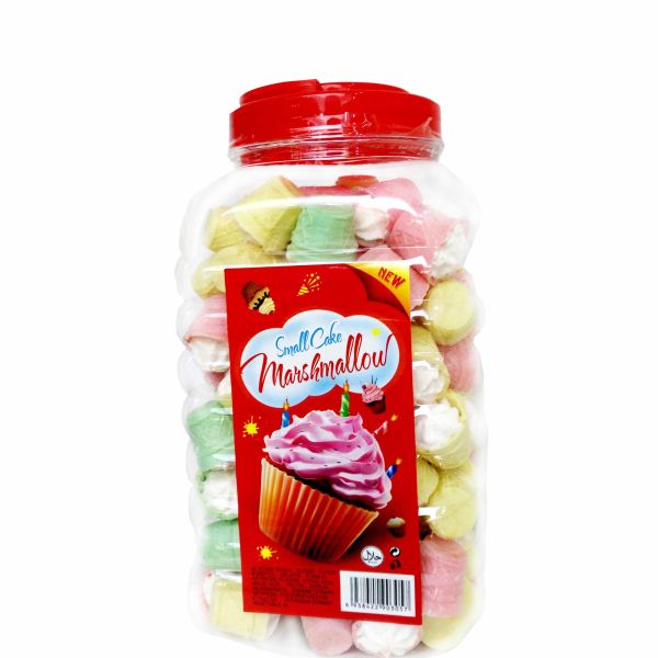 Buy Mini Cake In Jar Nice Taste Marshmallow Sweets , Soft candy marshmallow at wholesale prices