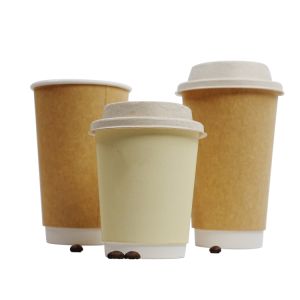 Disposable takeaway paper cup wholesale customized biodegradable hot cold drink
