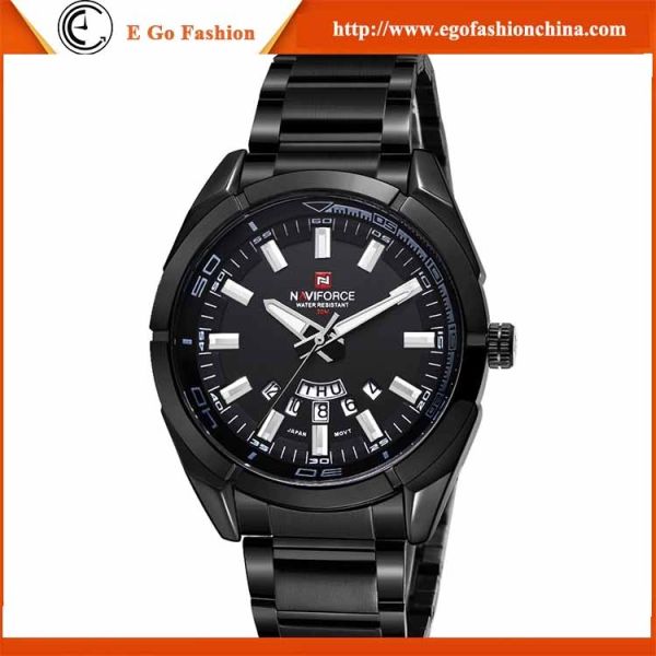 Buy Korean Fashion Jewelry Wholesale Watches Business Watch Naviforce 903801 Steel Watches Man at wholesale prices