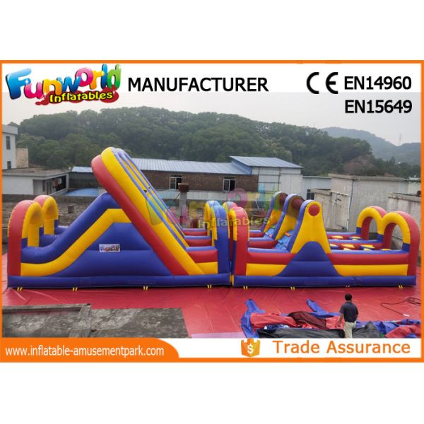 Buy Commercial PVC Tarpaulin Inflatables Obstacle Course / Inflatable Sport Games at wholesale prices
