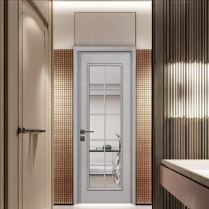 Interior Aesthetics WPC Hollow Door Eco-Friendly Insulation And Dampness