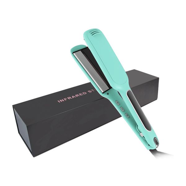Buy Mini Infrared Titanium Flat Iron Wide Plate Fast PTC Heating at wholesale prices