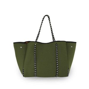 Cotton Polyester Blend Raffia Tote Bag Custom Print High Quality