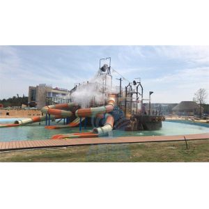 Fiberglass Aqua Park Slide