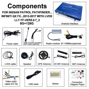 Lsailt OEM Integration Android Multimedia Video Interface for Pathfinder R51