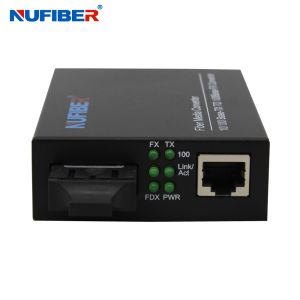 10/100M MM 2KM SC Dual Fiber Optical Media Converter