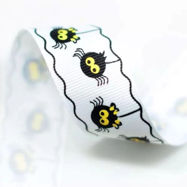 High quality Stock Wholesale cartoon ribbon grosgrain roll grosgrain ribbon designer