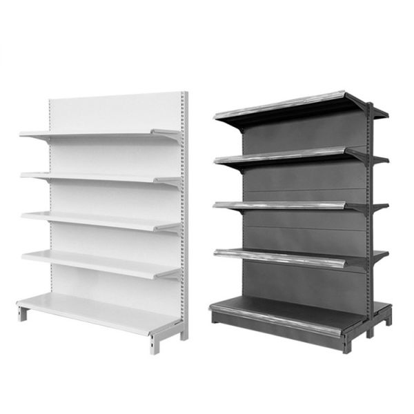Metal Gondola Display Shelving Supermarket Convenience Store Retail Wall Shelving