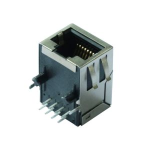 ARJ11A-MDSN-MU2 Ethernet RJ45 Single Port Connector for 10/100 BASE-T Magnetic