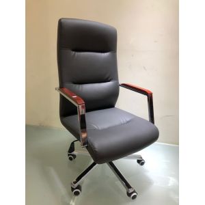 China High Back Reclining Electroplated PU Office Staff Chairs on sale