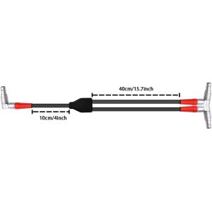 Dual-Motor-Cable For MDR Rotatable 4-Pin-Male To Dual 4pin Male Right-Angle