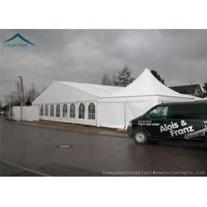 White Aluminium Frame Tents Wind Resistant 20m * 25m For Wedding Party