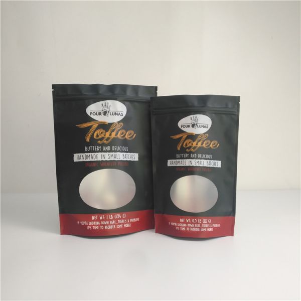 Buy Custom Printed Laminated Edible Mylar Candy Food Packaging With Window at wholesale prices