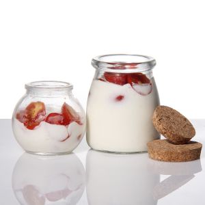 Stackable Dessert Glass Jars Storage 200ml 300ml Customized