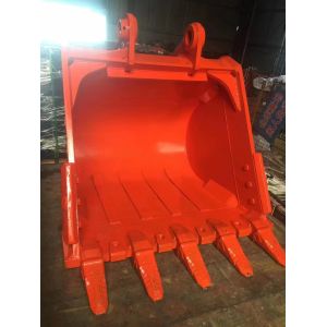 Antirust Big Excavator Rock Bucket Erosion Resistant Practical