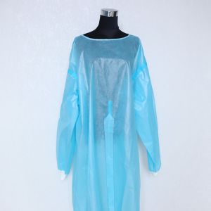 Waterproof 40gsm 50gsm Non Woven Disposable Gown