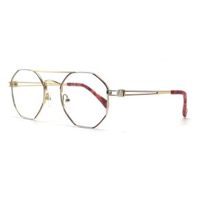 MD136 Stainless Steel Metallic Optical Frames with High Durability