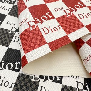 Printed PVC Faux Leather Fabric 0.8mm Thick for Bags & Purses