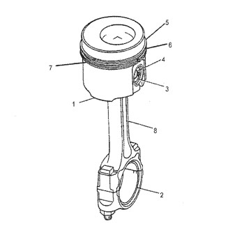 105-1710 Engine 3S4031 Piston Ring Group Cylinder Liner 1051710 Piston Ring 3S