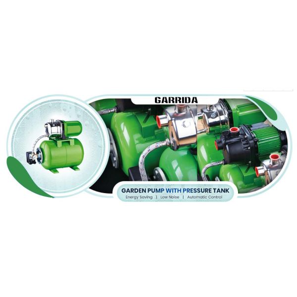 1.5HP Convertible Water Jet Pump for Household Water System Garden Pump with pressure Tank