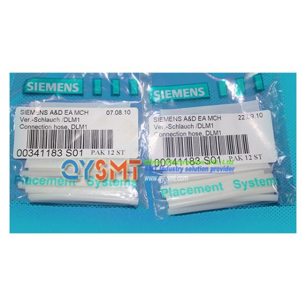 Buy SMT spare parts   Original  New SIEMENS CONNECTION HOSE DLM1   00341183 S01 at wholesale prices