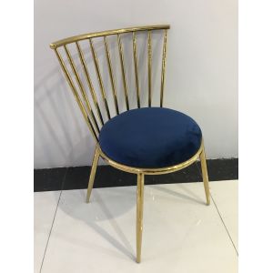 Flexible Smooth 45cm 81.5cm Stainless Steel Dining Chair