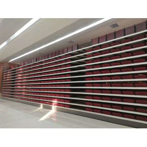 Cold Rolled Steel Folding Bleacher Seats / Theatre Retractable Tiered Seating