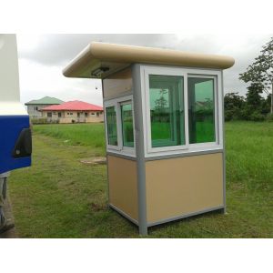 Stainless Steel Prefab Guard Room House With Big Eaves