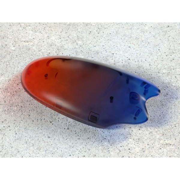 OEM /ODM : Coustom electronic enclosures mold / Transparent Beauty Instrument Upper Housing (1*8) No.24311-B