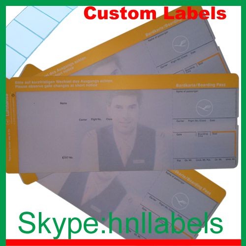 Buy Airlines Boarding Tickets Thermal Boarding Passes at wholesale prices