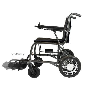 China Lithium Battery 12AH Compact Motorized Wheelchair on sale