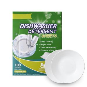 Disposable Dish Washing Sheets Custom Eco Friendly Dishwasher Sheets