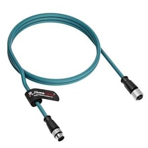 Alvin's Cables M12 8 Pin Male to 8 Pin Female A-Code Cat6a High-Flex Shielded