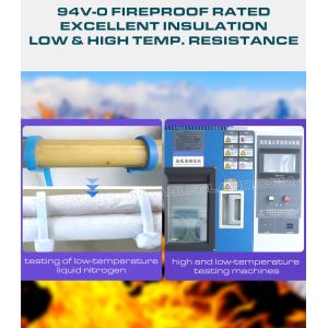 Blue Teflon Cable Tie 200 x 4.8mm, 94V-0 ETFE Cable Tie 50 Lbs Chemical