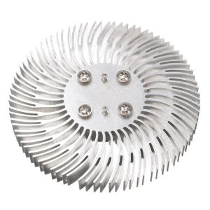 Led Strip Light Heatsink Extrusion Profiles Large Multiple Fins Circular